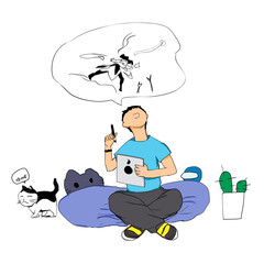 Png Character illustration Concept Artist making concept artwork list