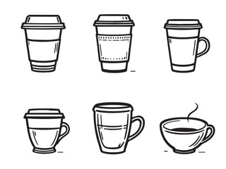 cup of coffee simple vector art