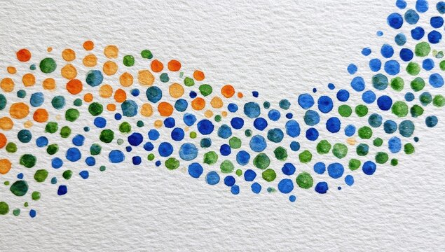 Abstract watercolor design