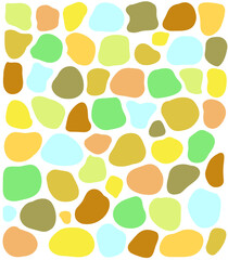 Well and floor colorful stone background 