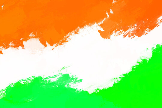 India Flag Theme Background &ndash; Perfect for Social Media Posts, Posters & 15 August or 26 January Artwork