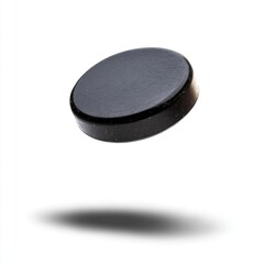 Hockey puck isolated floating sports.