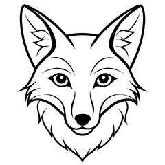 Fox Head Vector Logo Bold Black and White Animal Face Illustration for Tattoo, Branding, Mascot & Craft Use Trusted by Designers