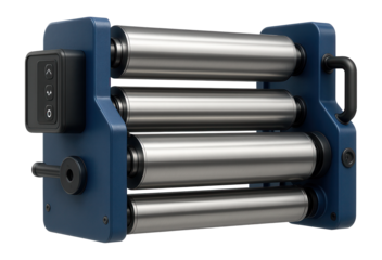 Roll-to-roll dyeing machine with synchronized rollers for seamless fabric processing in textile production lines