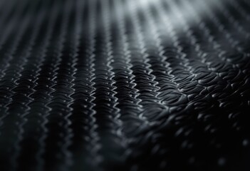 detailed close texture carbon fiber material surface highlighting weave pattern luster, shine, synthetic, polymer, composite, black, reflection, design