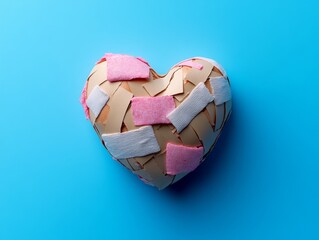 heart symbol with a copy space