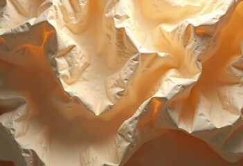 detailed close textured crumpled paper background rich shadows perfect innovative design artistic projects, pattern, fabric, surface, print, canvas, fold, depth