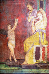 Fresco from Pompeii's Villa of Mysteries.