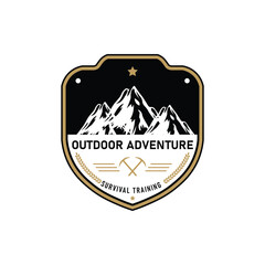 Outdoor Adventure Survival Training Vector Shield