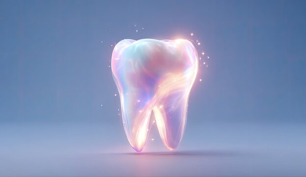 Holographic tooth graphic