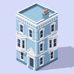 Victorian Townhouse with Bay Windows