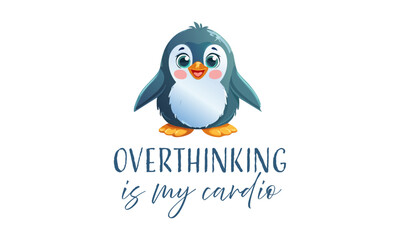 Motivational Cartoon Character Art for Positive Prints & Wallpapers