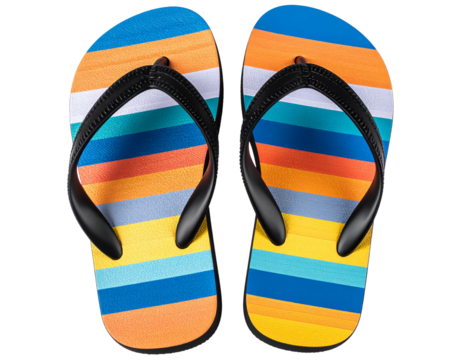 flip flops isolated on white