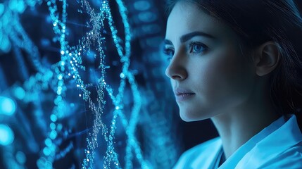 Personalized medicine approach, DNA analysis, tailored treatment chart, healthcare precision therapy, genetic data use, clinical diagnostics, individualized care tools