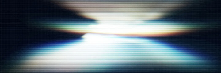 Stripe transition background with glitch and noise gradient effect. Retro film screen grain texture. Trendy vector backdrop.
