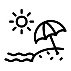 beach Line Icon