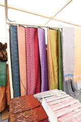 Traditional Thai Handwoven Silk Fabric from Buriram – Cultural Heritage and Craftsmanship ,...