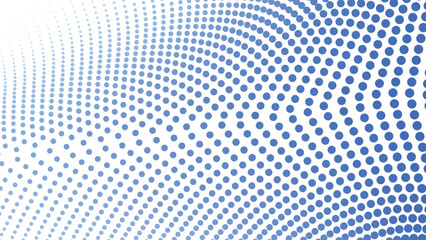 Blue Halftone Abstract Background with Polkadot Pattern for Modern Design and Digital Visuals
