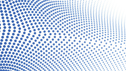 Blue Halftone Abstract Background with Polkadot Pattern for Modern Design and Digital Visuals