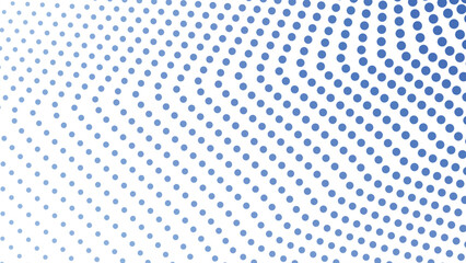 Blue Halftone Abstract Background with Polkadot Pattern for Modern Design and Digital Visuals