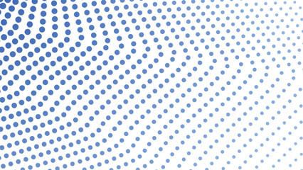 Blue Halftone Abstract Background with Polkadot Pattern for Modern Design and Digital Visuals