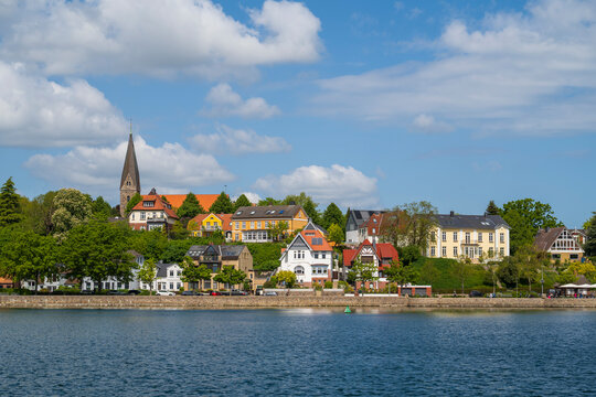 Picturesque town view of Eckernf�rde by the Baltic Sea