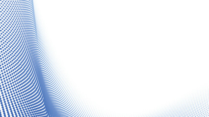 Blue Halftone Abstract Background with Polkadot Pattern for Modern Design and Digital Visuals