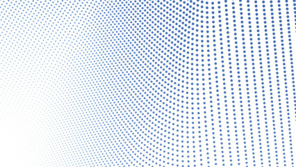 Blue Halftone Abstract Background with Polkadot Pattern for Modern Design and Digital Visuals
