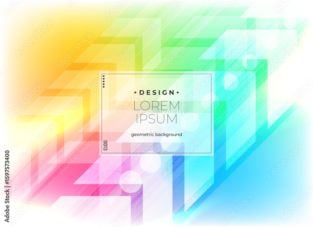 Aufkleber flat vector. minimal geometric background. dynamic shapes composition. eps10 vector.