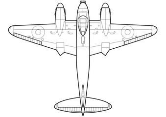 RAF de Havilland Mosquito multi-role combat aircraft nicknamed "The Wooden Wonder"