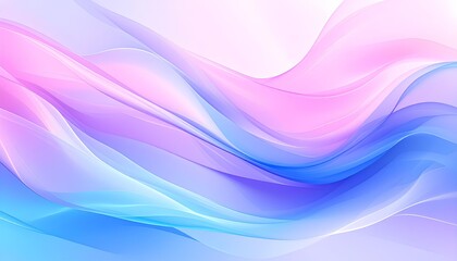 Fototapeta premium abstract smooth pastel colorful background with waves