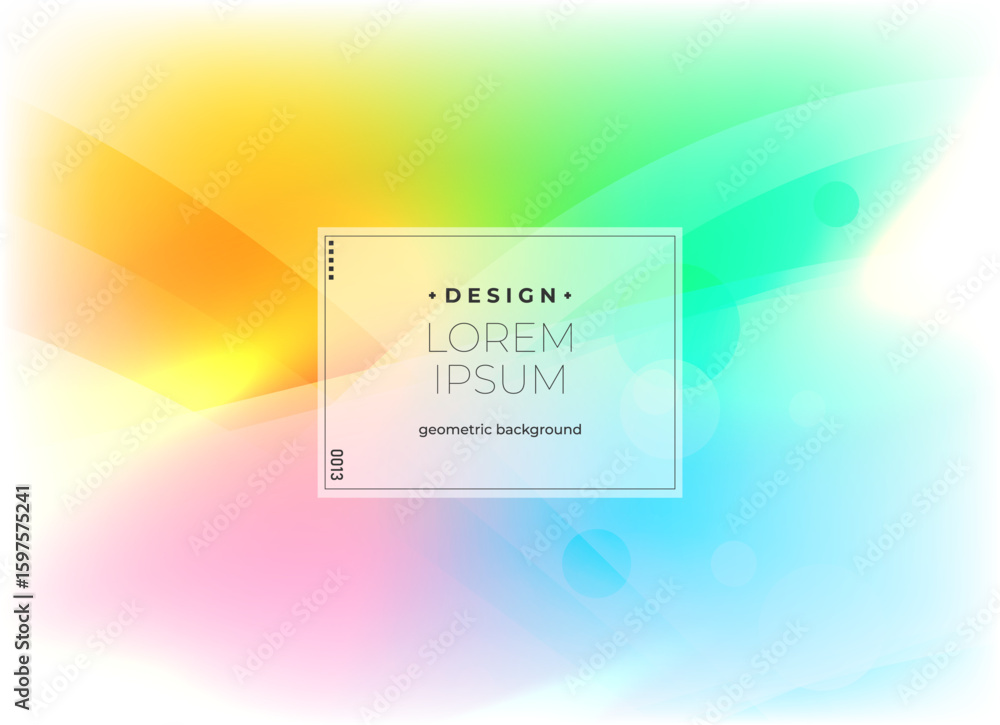 Aufkleber flat vector. minimal geometric background. dynamic shapes composition. eps10 vector.