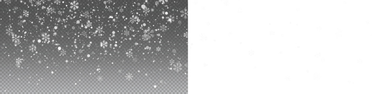 Snow snowfall snowflakes winter overlay transparent falling background PNG