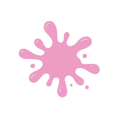This vector features a pink water splash against a white wall, designed with fluid shapes and soft motion for a refreshing modern effect.

