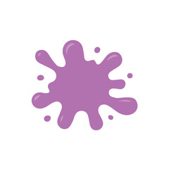This vector features a purple water splash against a white wall, designed with fluid shapes and soft motion for a refreshing modern effect.