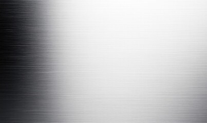 A sleek and modern metal background with gradient lighting, perfect for design and textures. This metallic look is great for various applications.