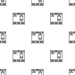 Clothes Rack Icon Seamless Pattern M_2302002