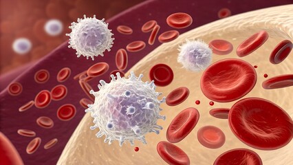 Normal active bone marrow. Megakaryocyte size and count are normal. B cell lymphoblastic lymphoma patient with typical marrow activity.