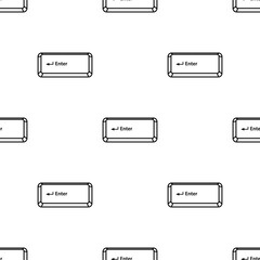 Keyboard Enter Key Icon Seamless Pattern M_2302001