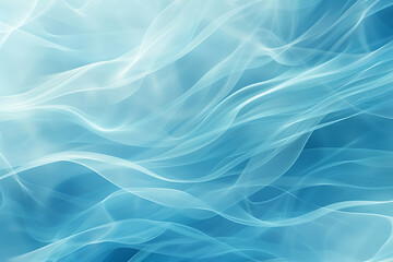 涼やかな風を感じるブルーの抽象グラデーション