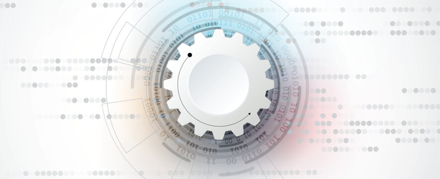 Abstract high technology and science network connection background