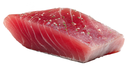 Sumptuous fresh tuna on a black background, culinary masterpiece fresh.