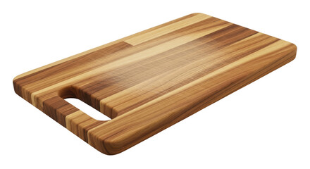 Isolated wooden cutting board