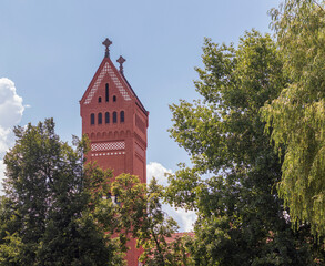 Shot of the Roman catholic church. Religion