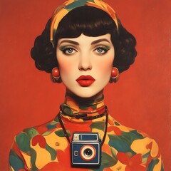 Frau, Mode, Extravagant