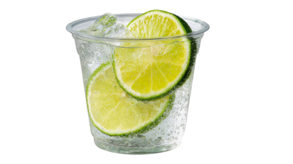 A glass of refreshing lime water, simple hydration with citrus twist refreshing.