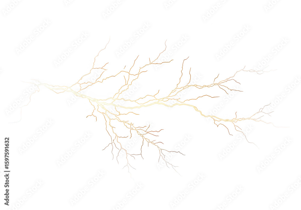 Poster pixelated yellow tree branch structure design element isolated on transparent background
