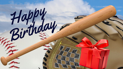 Perfect birthday card for baseball lovers' celebration