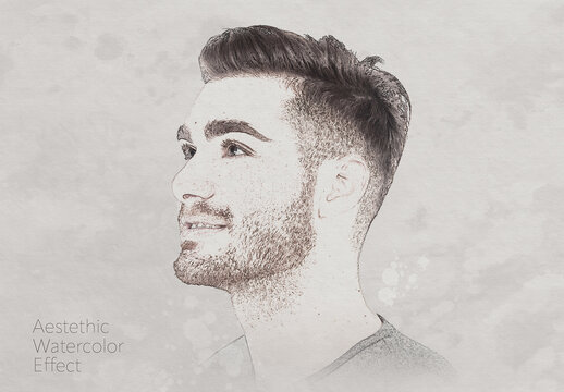 Aesthetic Style Watercolor Effect