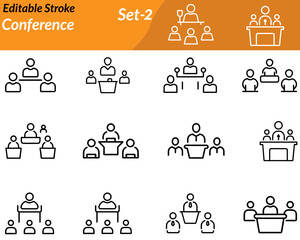 A group of people seated around a presentation screen or speaker podium. Symbolizes meetings, discussions, professional networking, seminars, and corporate or academic events.